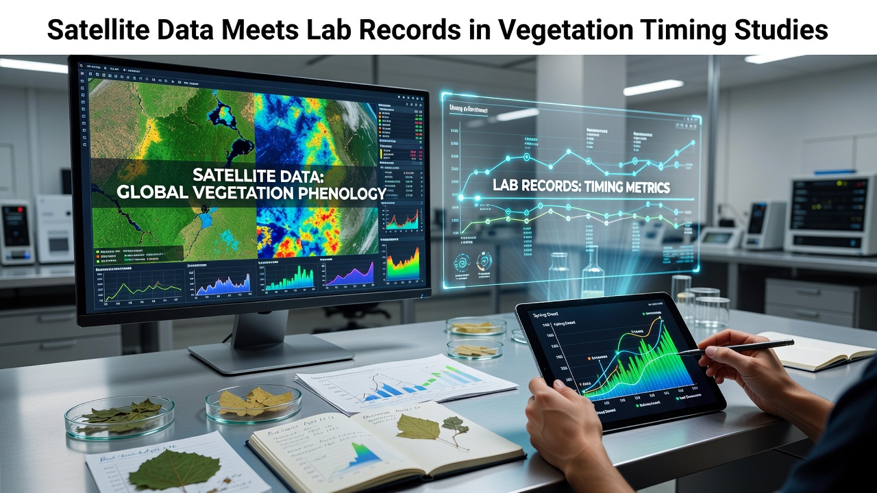 Satellite Data Meets Lab Records in Vegetation Timing Studies